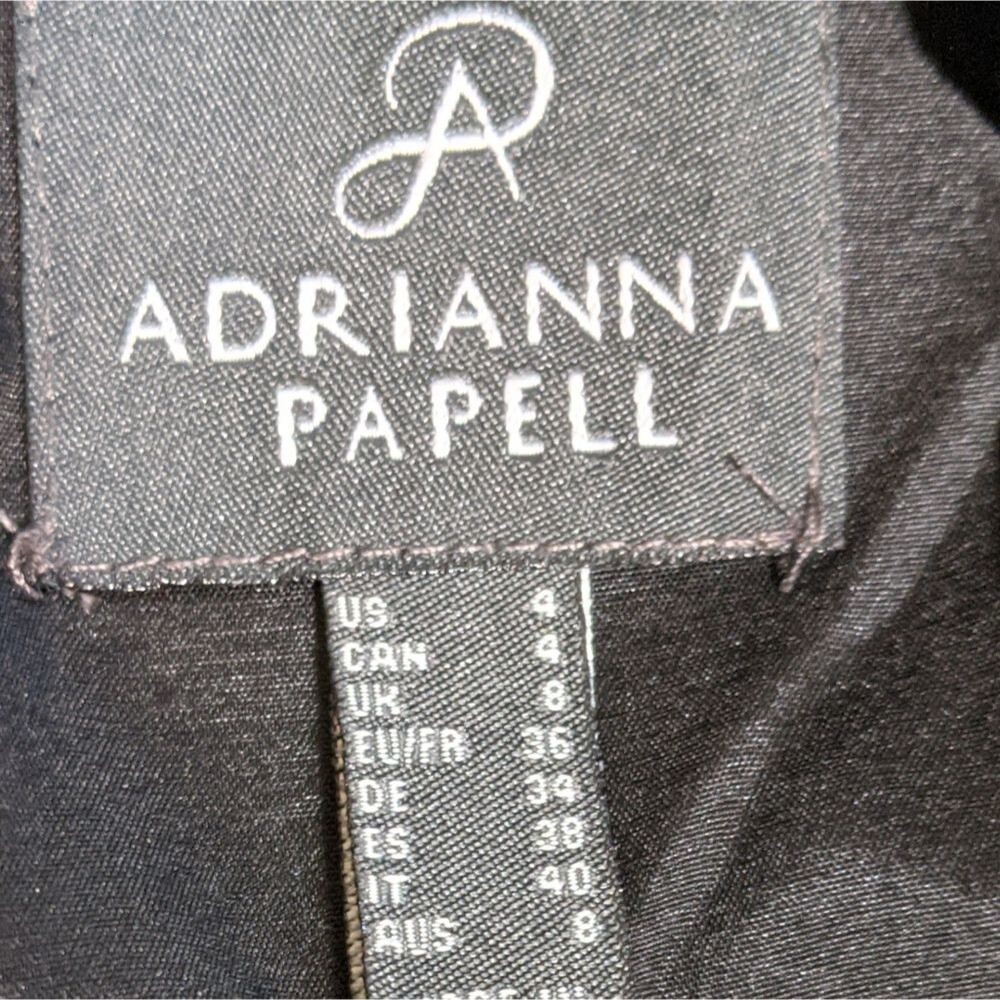 Adrianna Papell sequin tweed dress size 4 spaghetti strap party event wedding - Picture 4 of 11